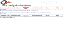 Tablet Screenshot of immigrationvisahelp.com